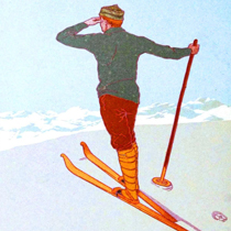 skiing